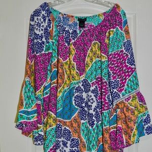Grace Elements Boho Peasant Tunic Top